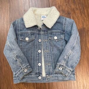 Kids Denim Jacket with Wool Lining